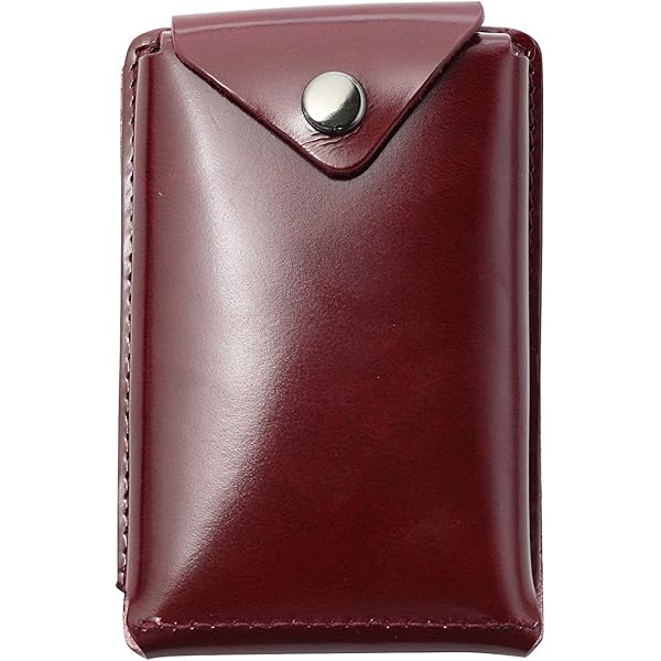 Amazon | [アブラサス] 薄い財布 レザー 薄型 日本製 ボルドー | 財布